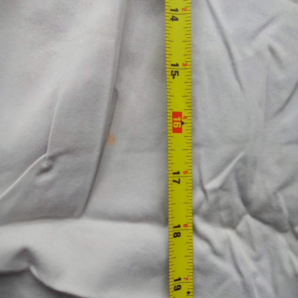Ann Taylor White Straight-Leg Pants